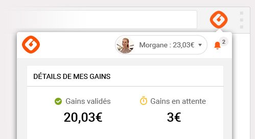 Mes gains